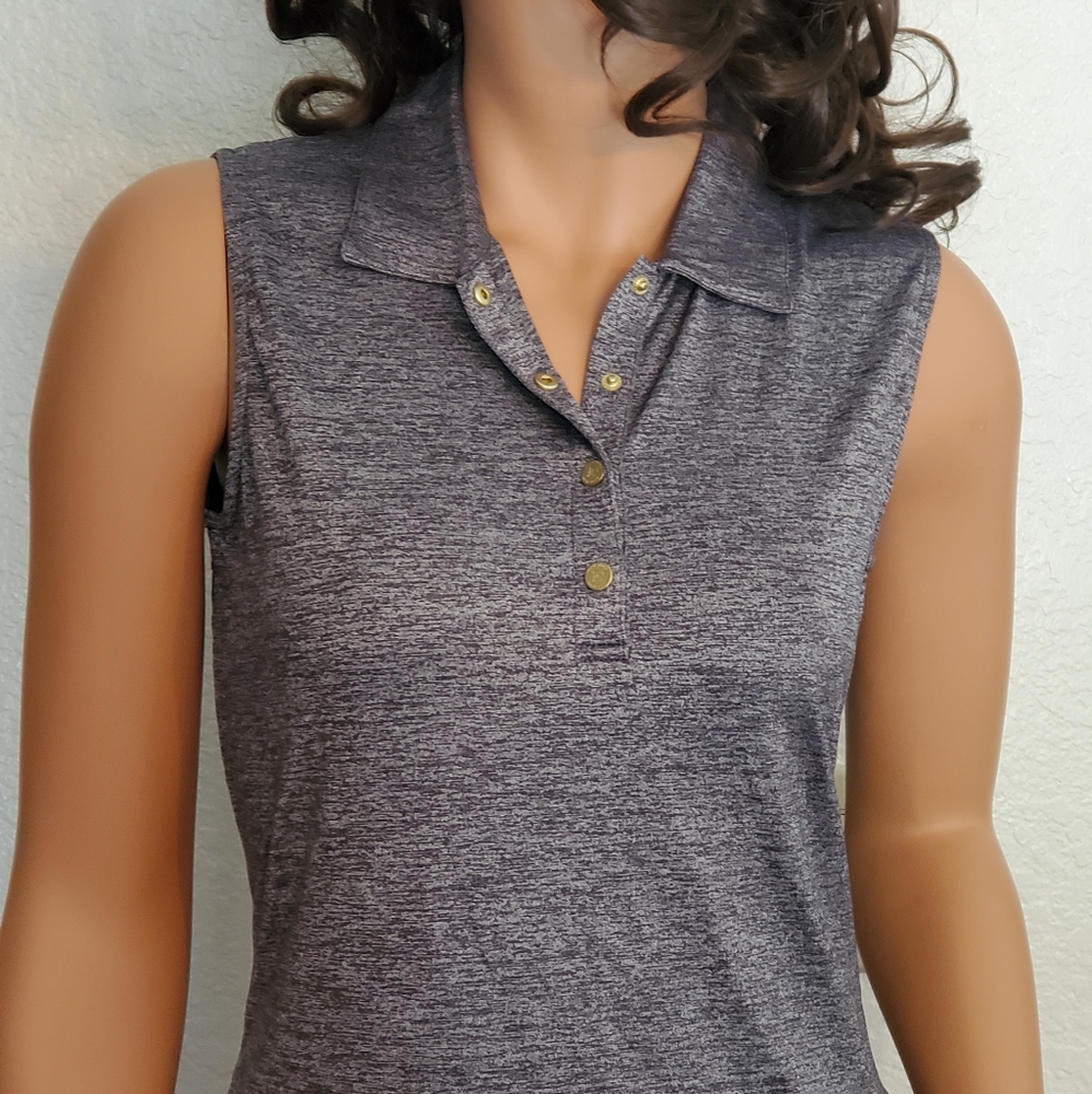 EP Pro Fancy Sleeveless Polo Size Small